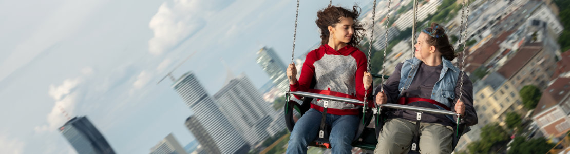 Wenn du Angst hast, nimmst du dein Herz in den Mund und lächelst